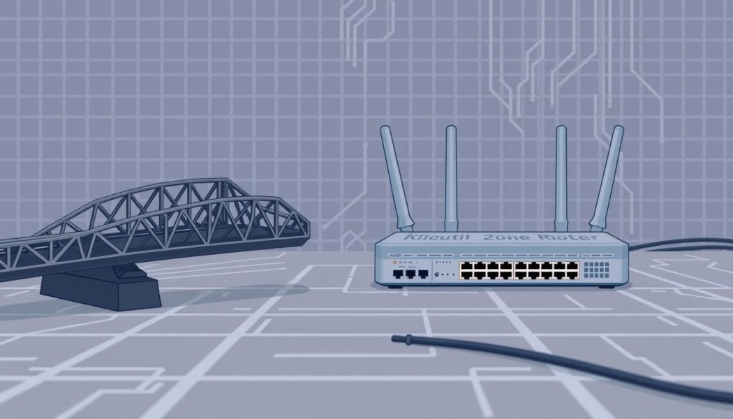 apa yang dimaksud dengan bridge dan router