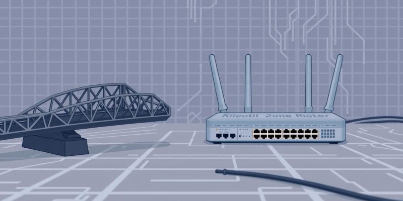 apa yang dimaksud dengan bridge dan router
